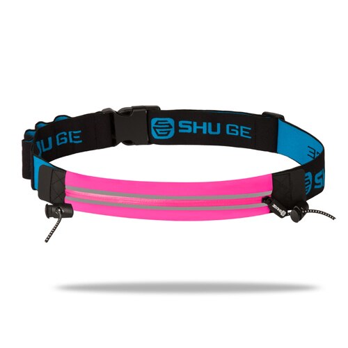 Running Race Number Belt Waist Bag Phone Bib Holder Fanny Pack For Marathon Travel Cycling Fitness Gym: pink