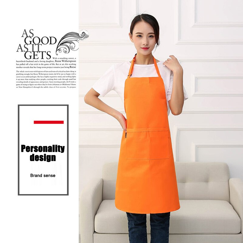 Appeso Al Collo Regolabile Grembiule Delle Donne Degli Uomini di Mensa Ristorante Casa Cucina di Cottura Uniforme HSJ88