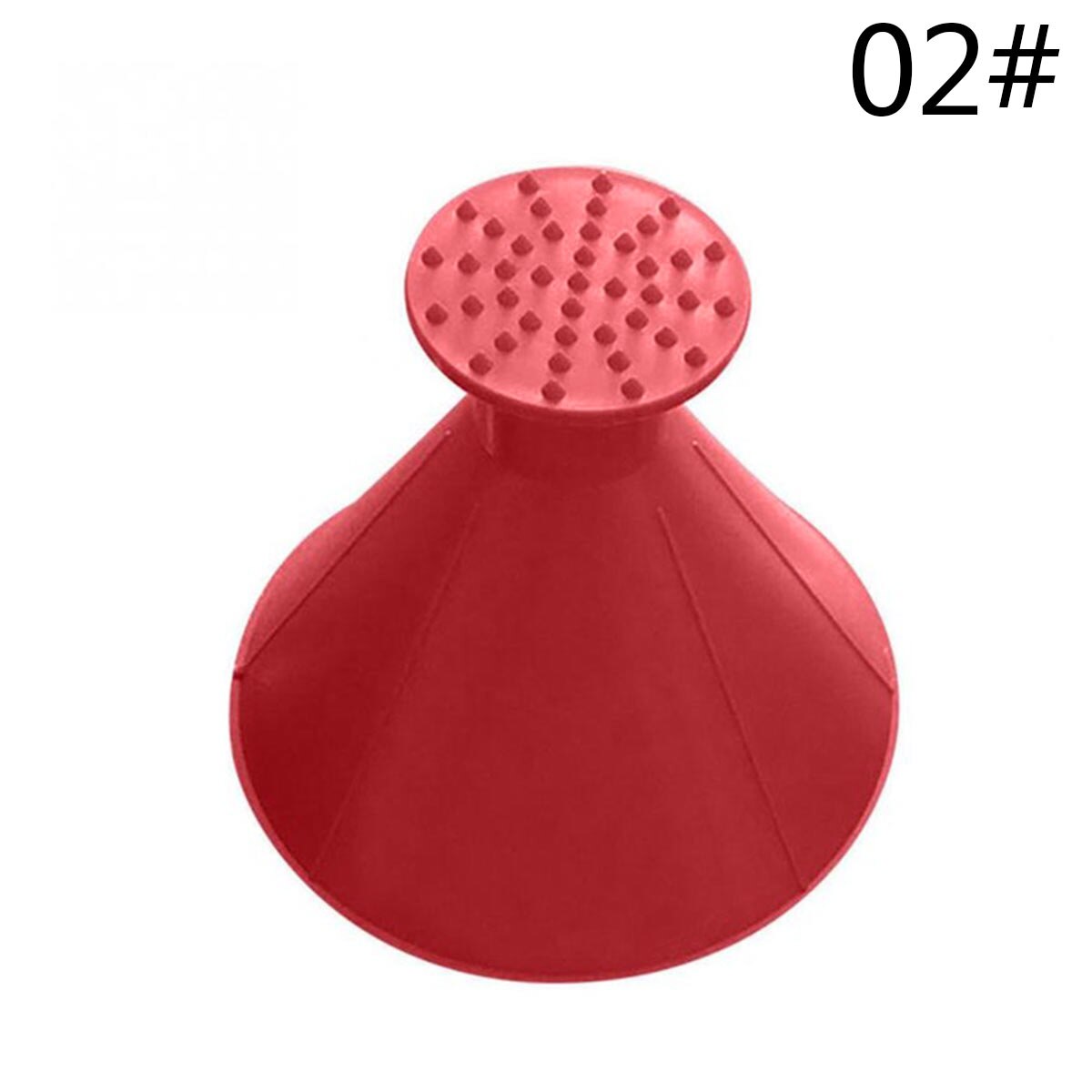 Okrągła magiczna skrobaczka robić szyb automatyczny okno samochodu stożek skrobak szyby lejek robić usuwania śniegu Deicer odladzanie narzędzie skrobanie: czerwony