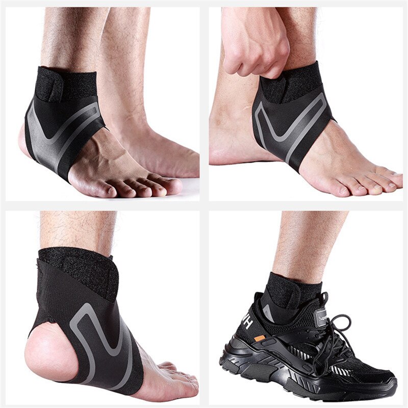 1 PC Fitness Sports Ankle Brace Gym Elastic Ankle Support Gear Foot Weights Wraps Protector Legs Power Weightlifting