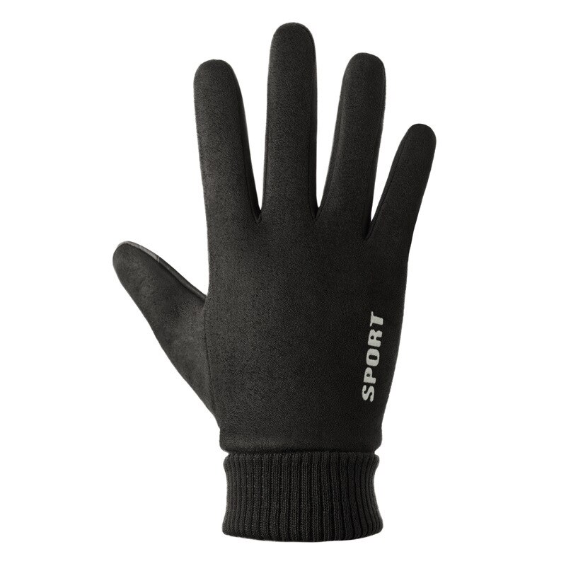 Stil cykelhandsker unisex varme handsker i efterår og vinter kan berøre skærmen cykling kørsel udendørs fuldfingerhandsker: Heise