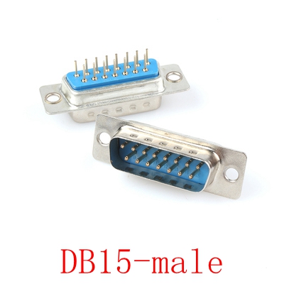 DB9 DB15 DB25 DB37 Mannelijke En Vrouwelijke RS232/9/15/25/37 Pin Db Plug Voor Lassen Plaat connectors: DB15 male