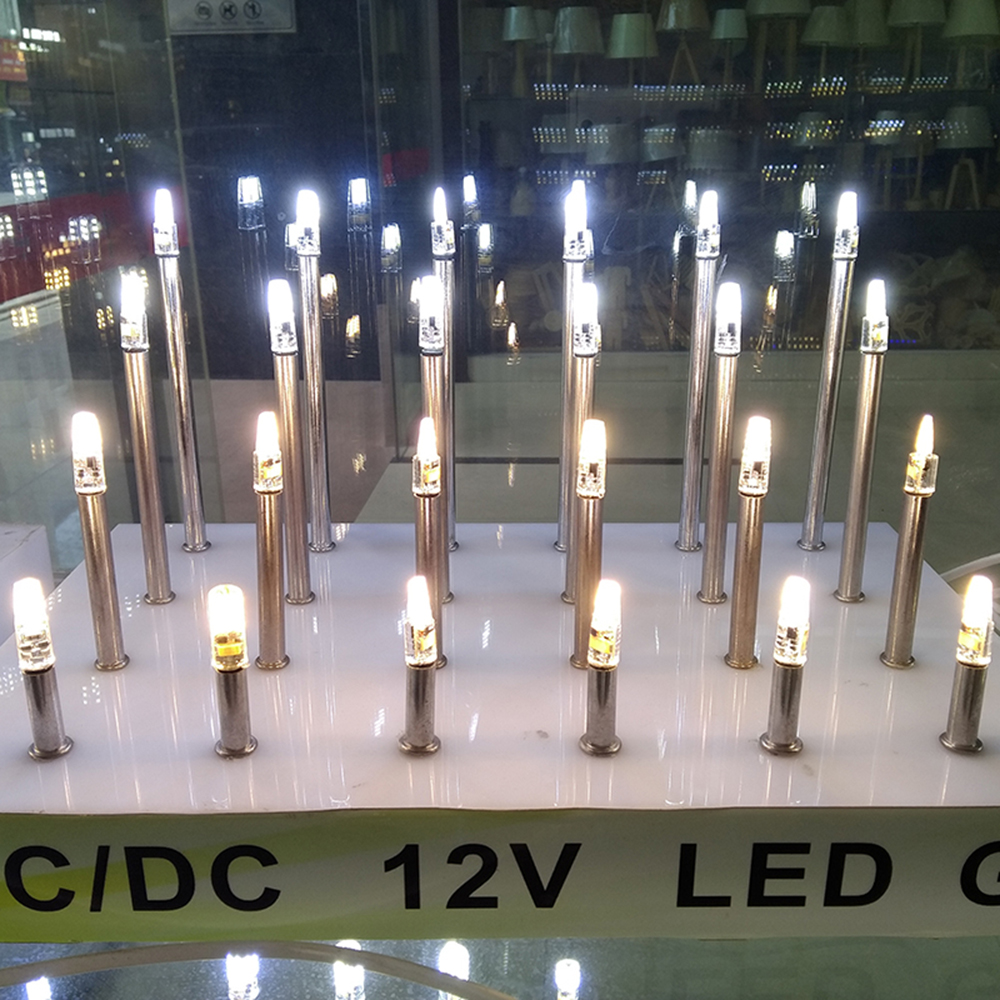 Mini bombilla LED de 12V, CA/CC, 220V, E14, 3W, 6W, 9W, ángulo de haz Dimable, reemplazo de halógeno para luces de araña de cristal, G4, G9, 10 piezas