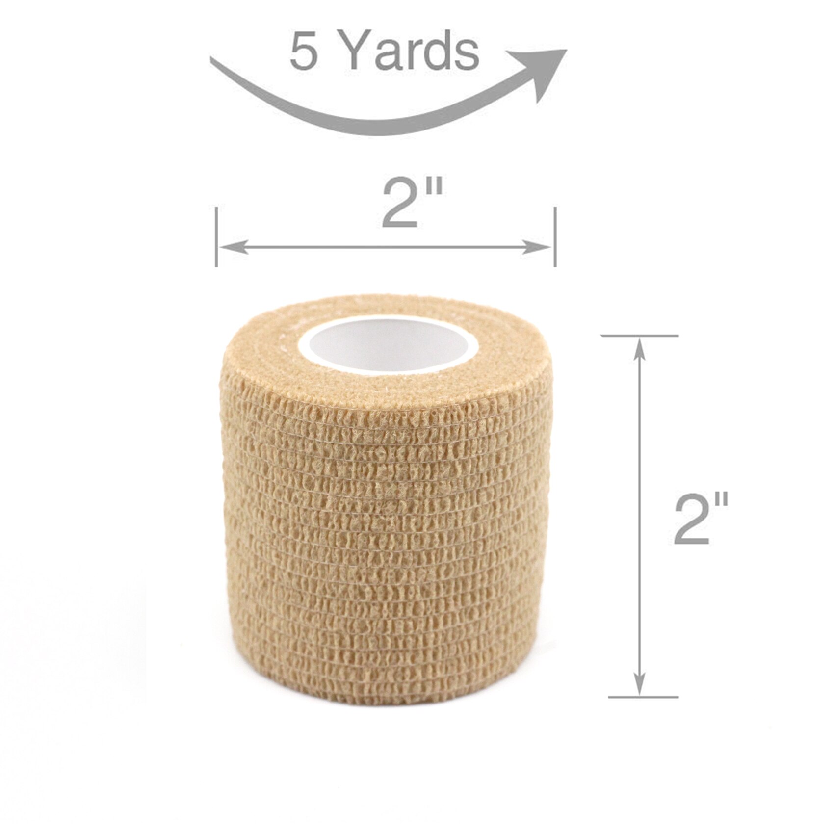 6 Rolls 5Cm Zelfklevende Bandage Wrap,6 Pcs Dierenarts Wrap Samenhangend Bandages Voor Honden Hoeses Huisdier Dieren Voor Wrist Healing Enkel