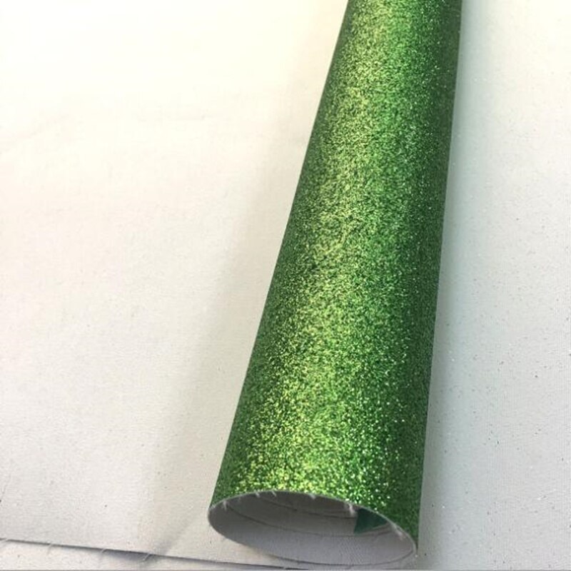 20*30 cm Glitter Dunne Synthetisch Leer Stof Effen Kleur A4 PU Stof DIY Handgemaakte Naaien Kleding Levert Decor: green / 20X15cm (A5)