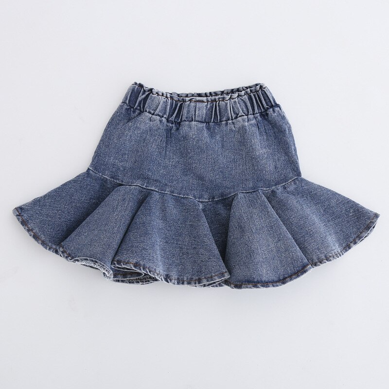 Babyinstar-jupes pour petites filles | En Denim, Mini trompette, jupes Tutu, pour enfants, d'été: 5T