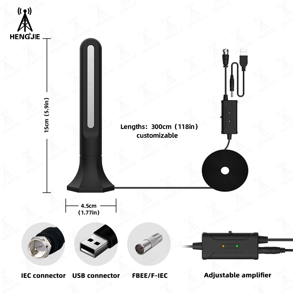 Indoor Antenna 4G Booster 5000 Miles With Amplifier Signal Intensifier Supporting 4K1080P High-Definition Digital Tv Antenna