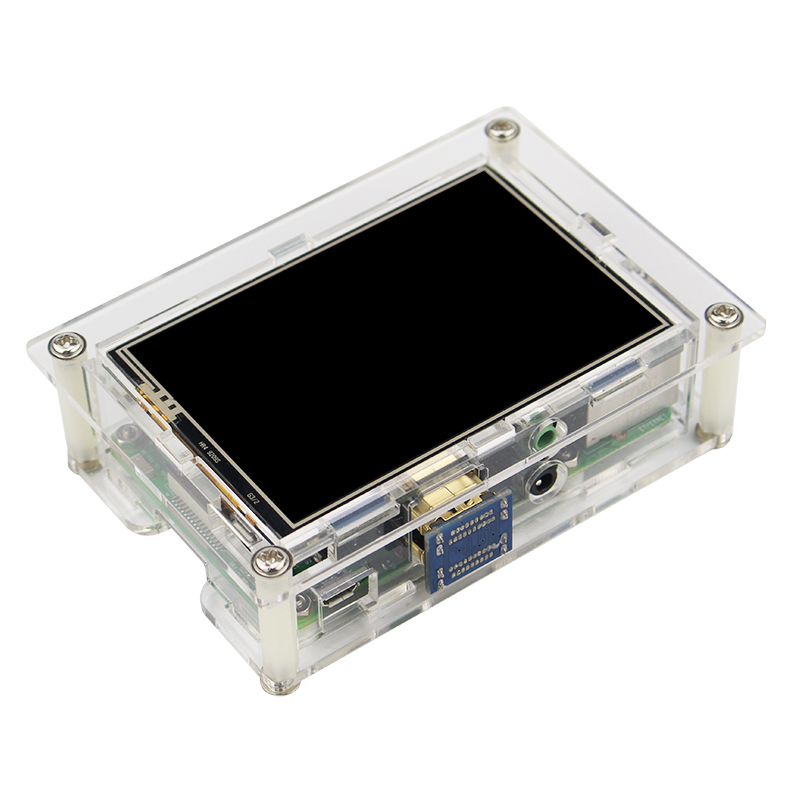 S ROBOT Raspberry Pi 4 Display 3.5 inch Touch Screen 480*320 LCD + Acrylic Case Enclosure Case for Raspberry Pi 3 RPI109