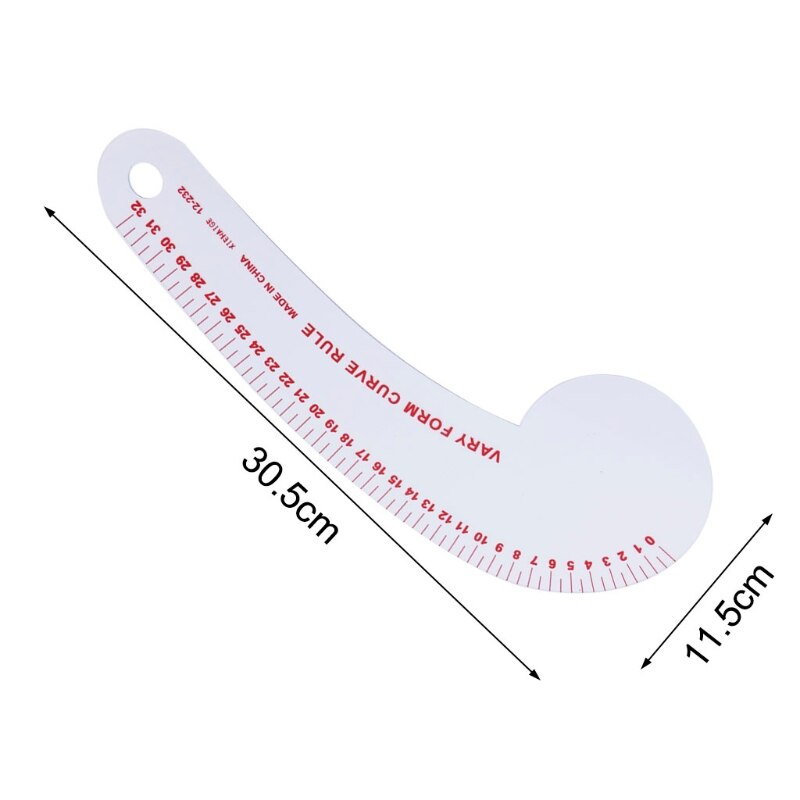 Plastic Sewing Square Curve Ruler Tailor Drawing Craft Tool DIY Supply Tool: 3