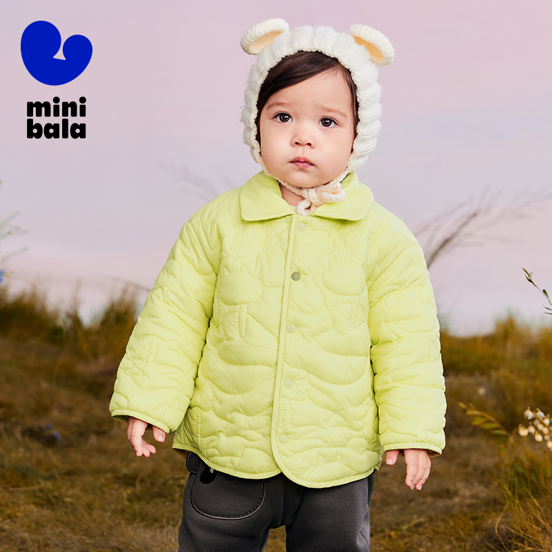Mini Bala ropa de abrigo impermeable y resistente al aceite para niños y niñas, chaqueta de camisa gruesa y cálida para bebés, producto de invierno