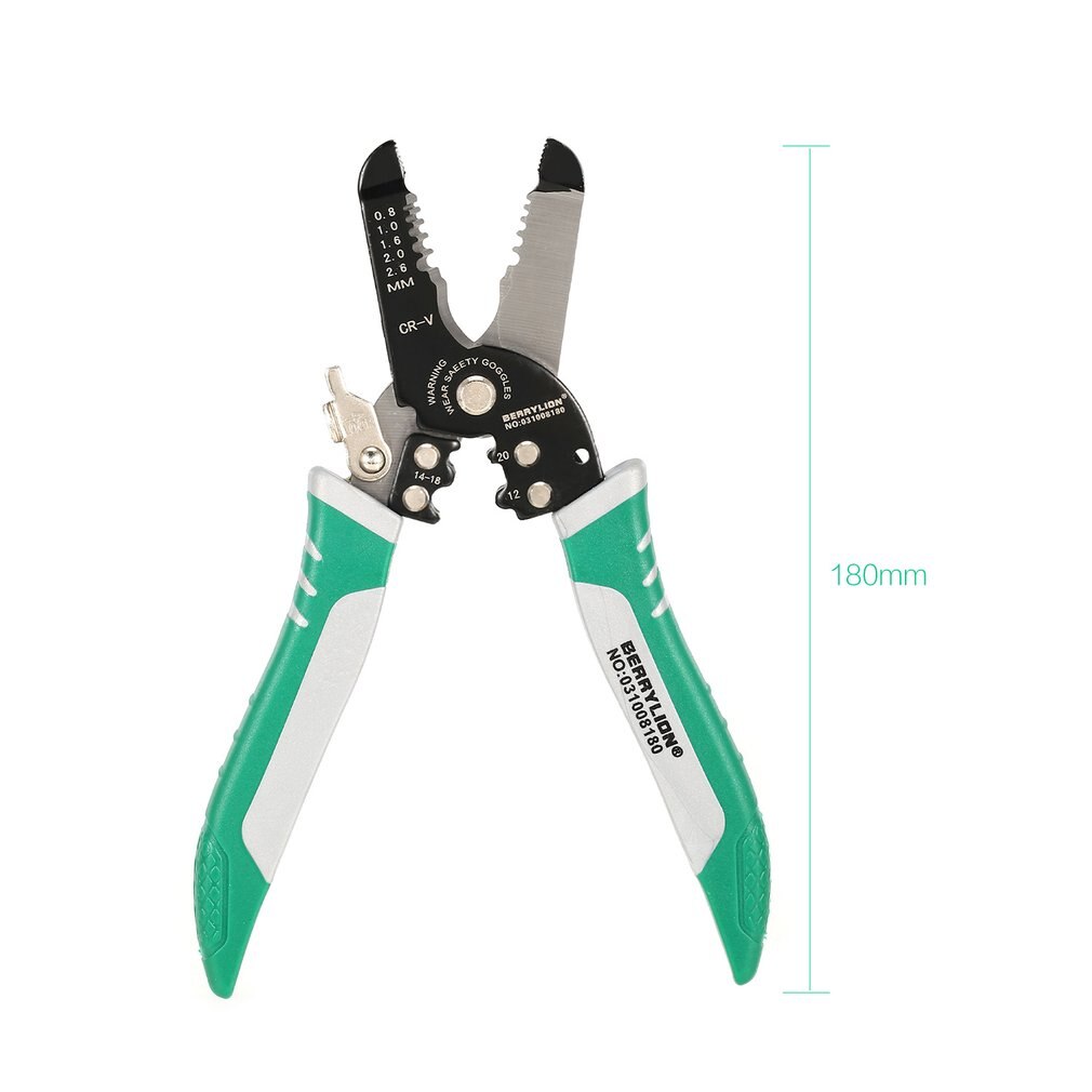 BERRYLION 2 in 1 Wire Cable Scissor Cutter Wire Stripper Wire Cutting ...