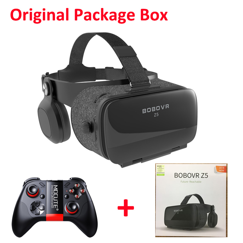 Bobo Bobovr Z5 Casque VR Virtuelle Realität Gläser 3D Brille Headset Helm Für Smartphone Clever Telefon Viar Fernglas Video Spiel: VR mit ControllerB