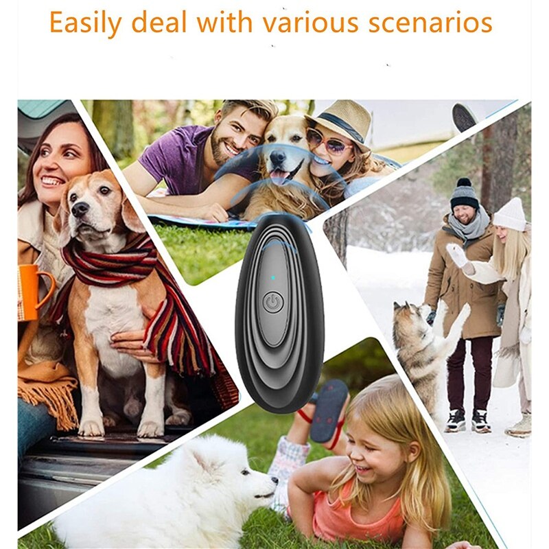 Ultrasonic Dog Barking Deterrent Pet Training Control Anti Stop Device Against Repeller Scare Trainer