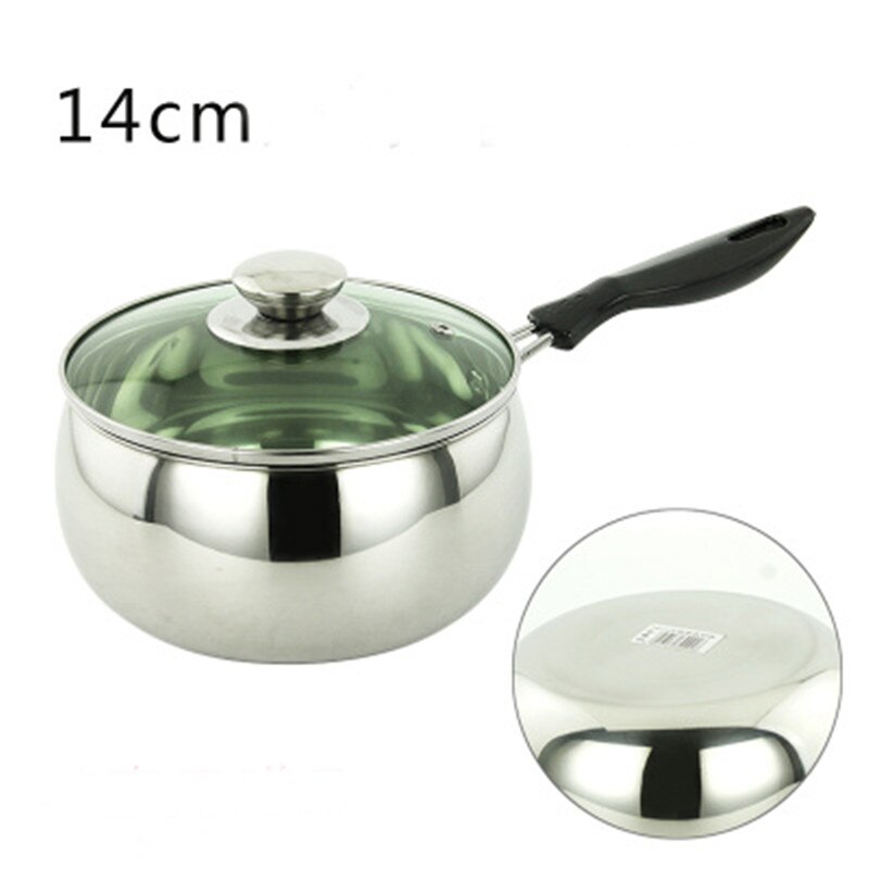 Olla antiadherente para leche y XMT-HOME, sartenes antiadherentes para sopa, inducción, 1 unidad: 14cm milk pot