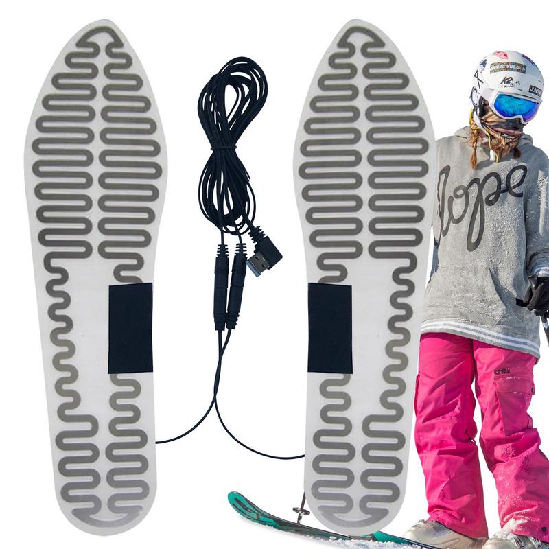 USB Beheizte Einlegesohle 5V Wiederaufladbare Fuß Wärmer Film Fuß Wärmer Einlegesohlen Fuß Wärmer Für draussen Winter Jagd Angeln