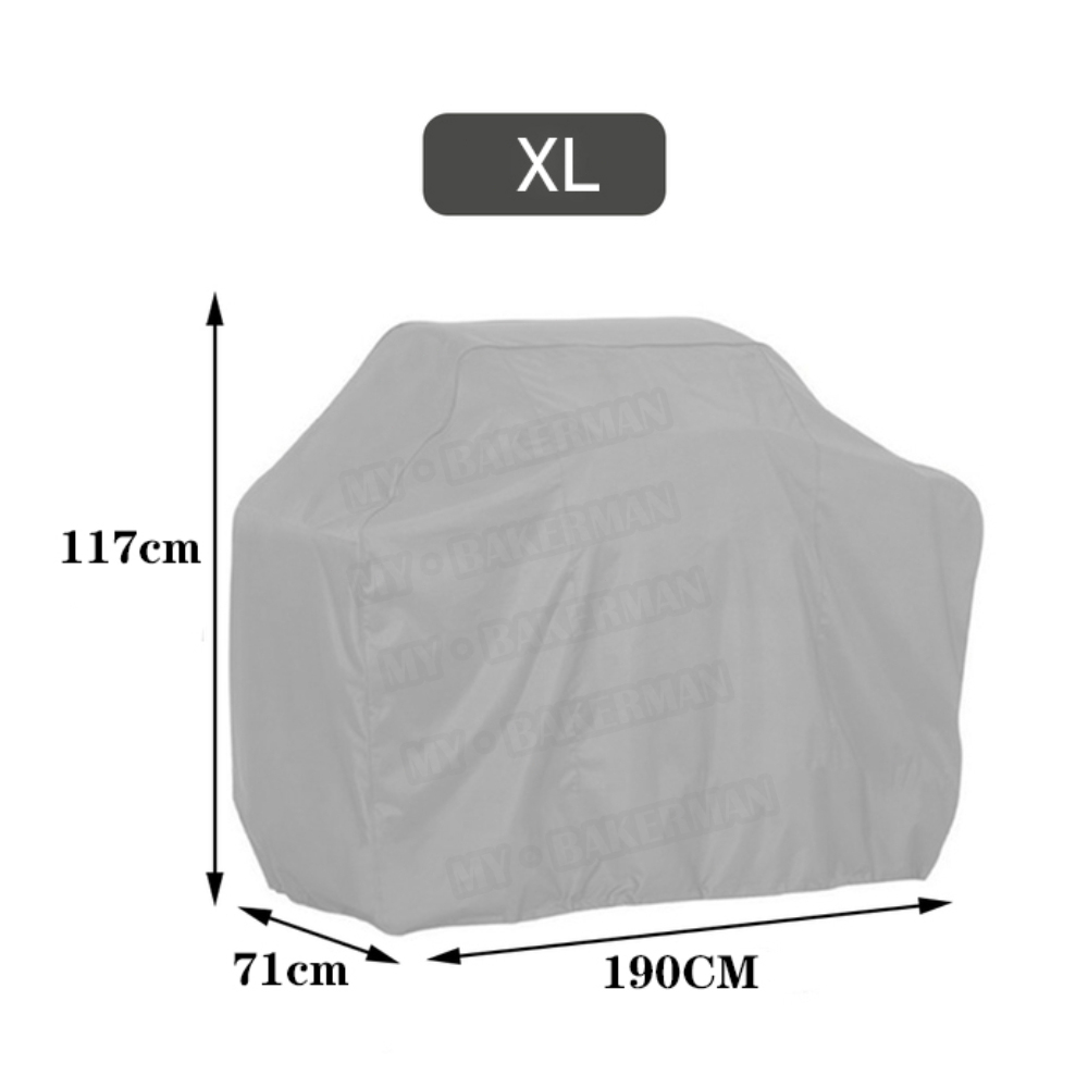 8 Maten Buiten Barbecue Hoes Stof En Waterdichte Weber Zware Barbecue Hoes Regen Proof Buiten Barbecue Cover Rond: Blauw