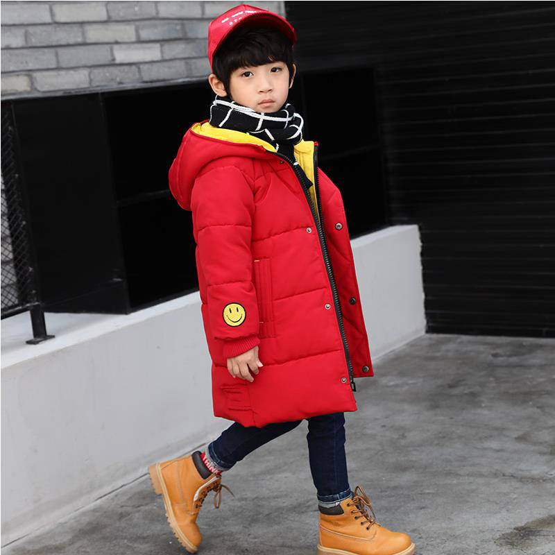 Boys thicker coat coat winter long down pants in the large children's children's cotton jacket children's clothing
