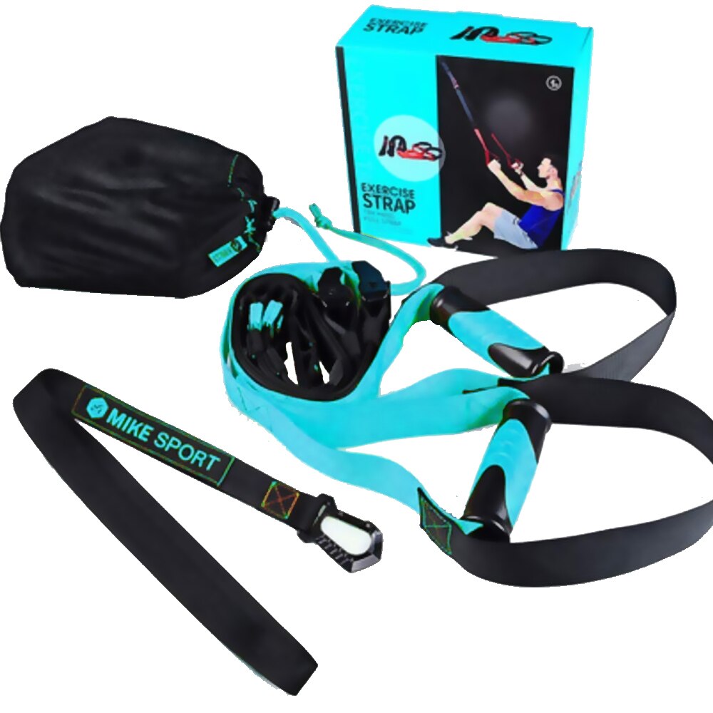 gimnasio en casa kit de entrenamiento de correas de resistencia trx para ejercicio en suspensión poleas fuerza deporte en casa