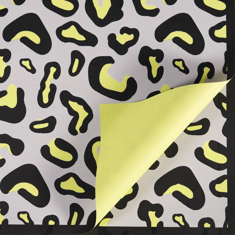 58*58cm 20pcs Flowers Wrapping Paper Zebra Giraffe Leopard Series Rose Package Paper Bouquet Material Floral Packaging Materials: C2