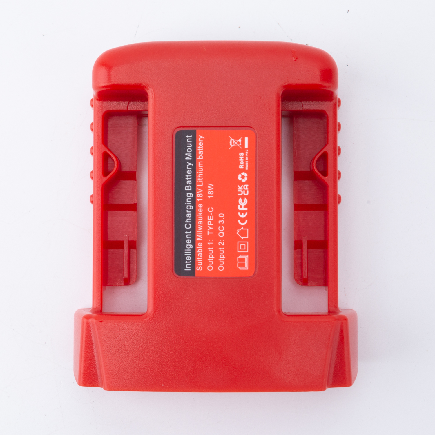 Chargeur de batterie externe pour batterie au Lithium Milwaukee 18V avec USB avec type-c pour ordinateur portable téléphone portable charge rapide (sans batterie)
