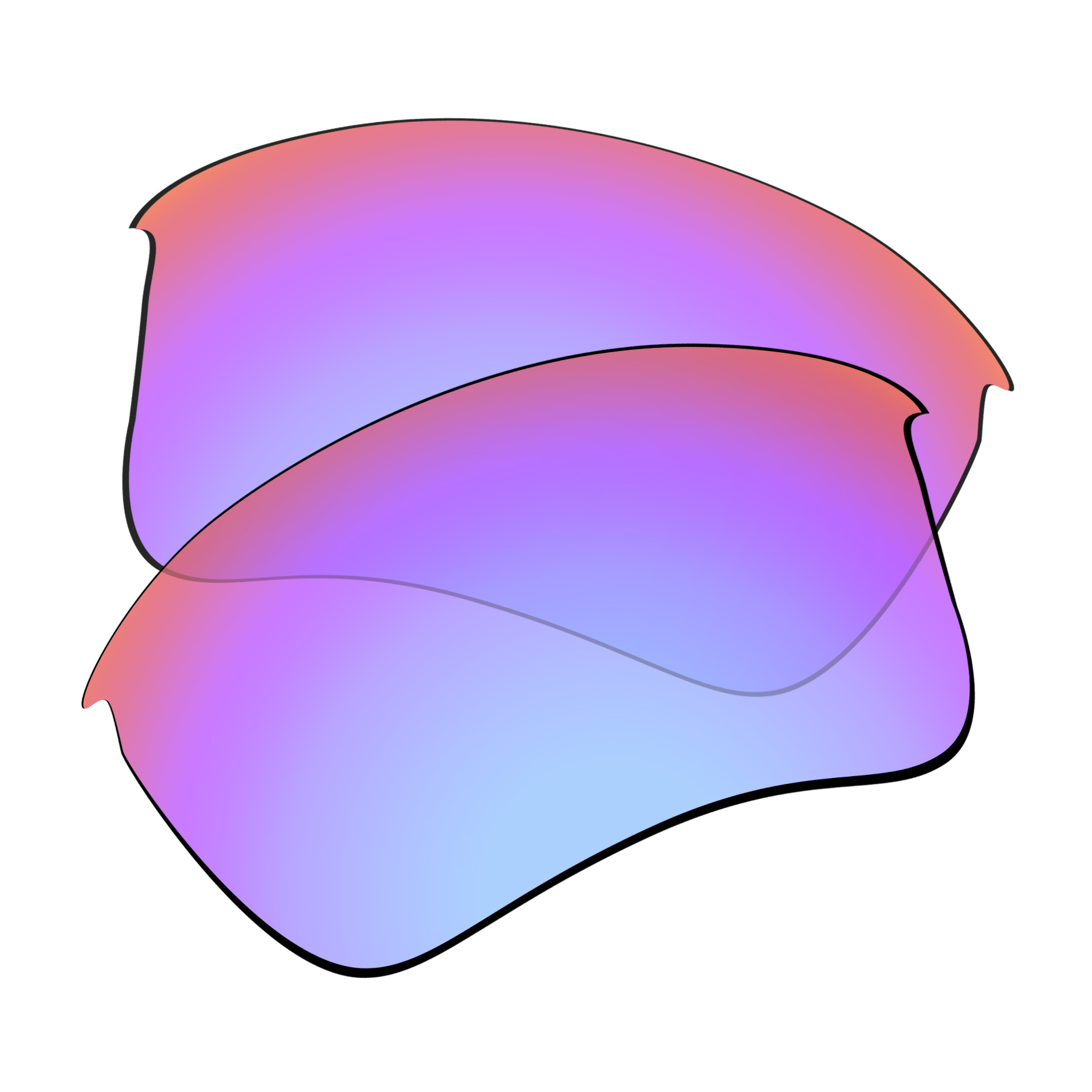 Lentes de substituição polarizadas snark para óculos de sol oakley half jacket 2.0 xl (apenas lentes)-várias escolhas