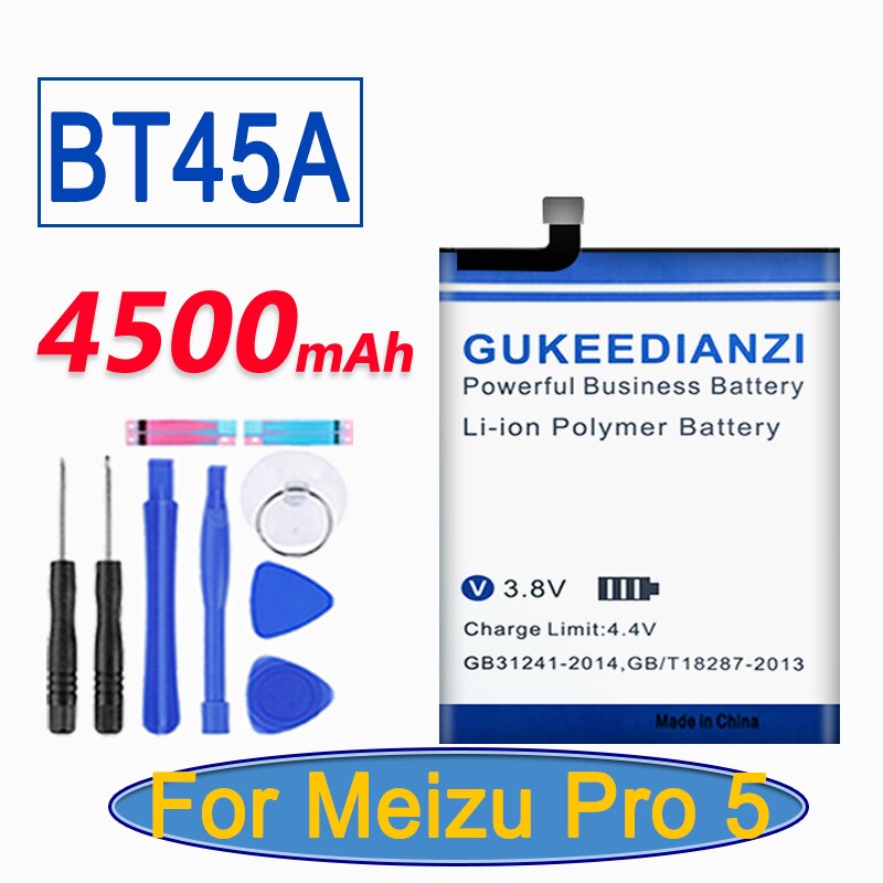 BT51 BT53 BT56 BT65M BT66 BT41 BT45A BA792 Batteria Per Meizu MX4/MX5/Mx6 Pro/Pro5/pro 6 Plus/M2 Note/Blu A5 /U10 BT710 Batteria: BT45A