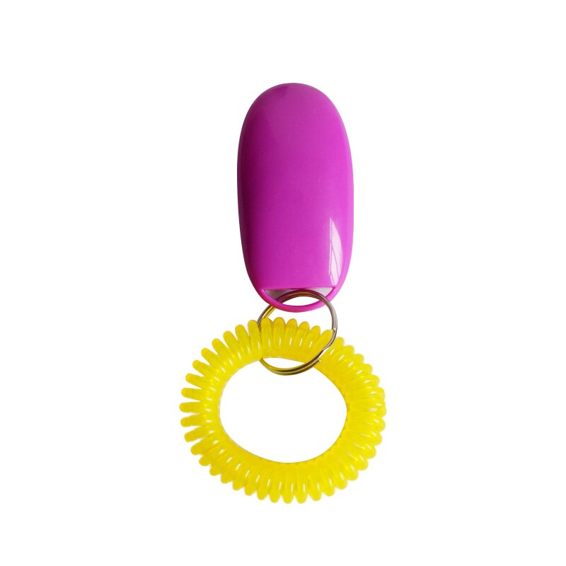 1pc huisdier honden training clicker fluit kleurrijke praktische gehoorzaamheidstraining hulpmiddel gids polsband voor slimme hond huisdierbenodigdheden: 12