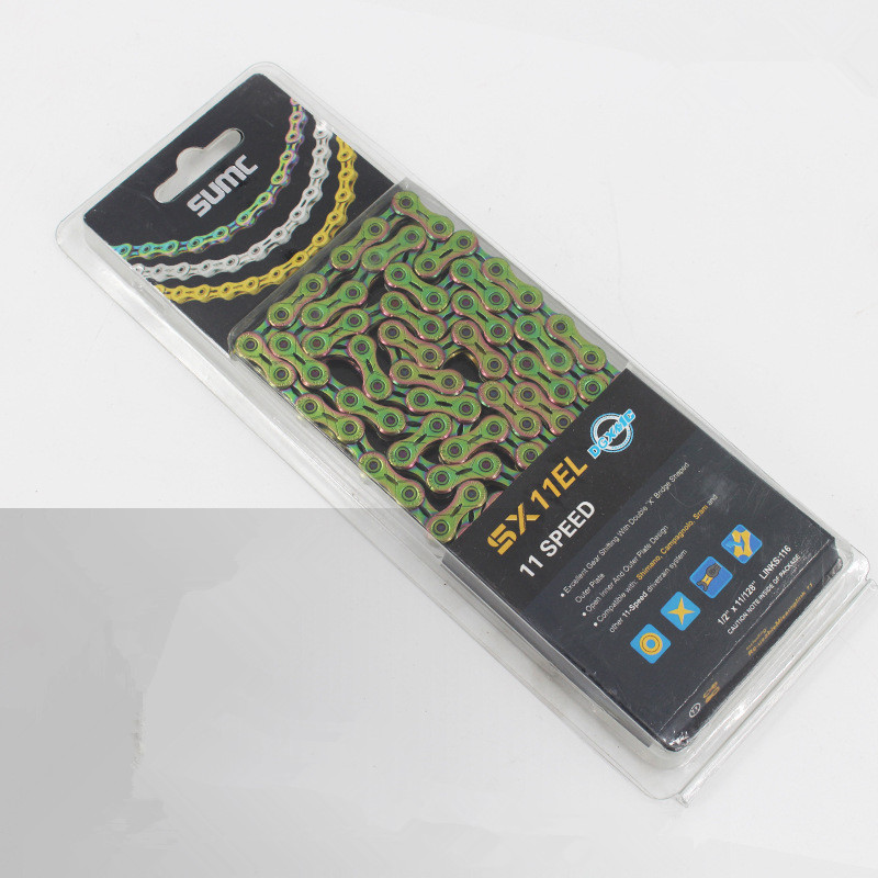 Mountain Bike 27 Speed 30 Speed Chain Folding Road Bicycle 24 Speed 8 9 Speed 10 Speed 11 12 Speed Chain: SX11EL colour