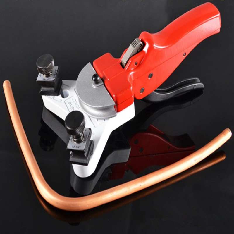 1pc Hand Operated Pipe Bender Air conditioning Aluminum Tube Manual Bending tool for 5/6/8/10/12mm )(1/4" 5/16" 3/8" 1/2") tube