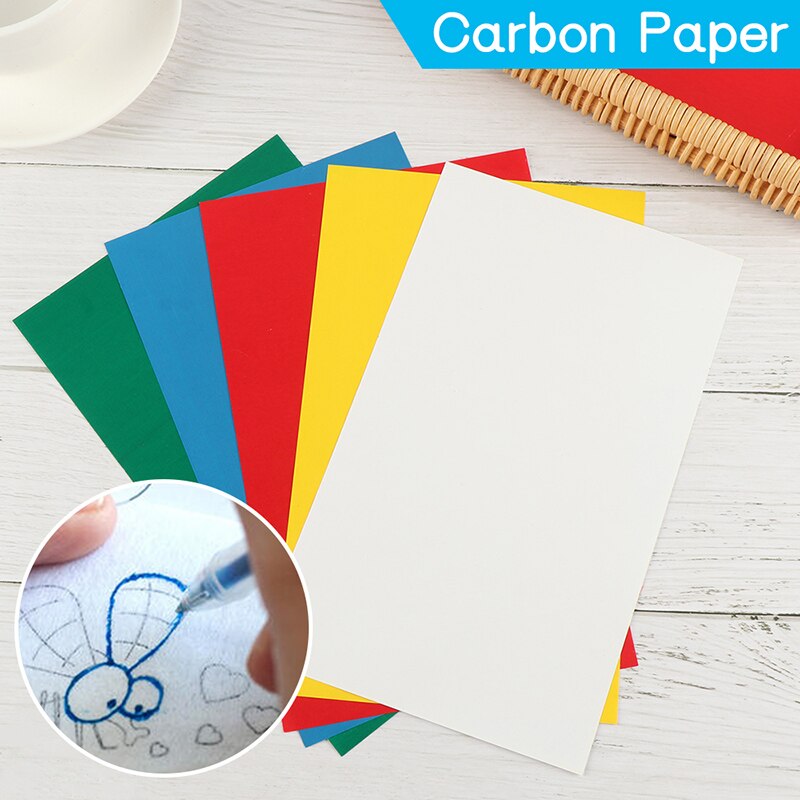 10 pièces papier de transfert de broderie avec Kit de stylo de fer pour artisanat fait main-carbone papier de calque Soluble dans l'eau bricolage outils de couture &