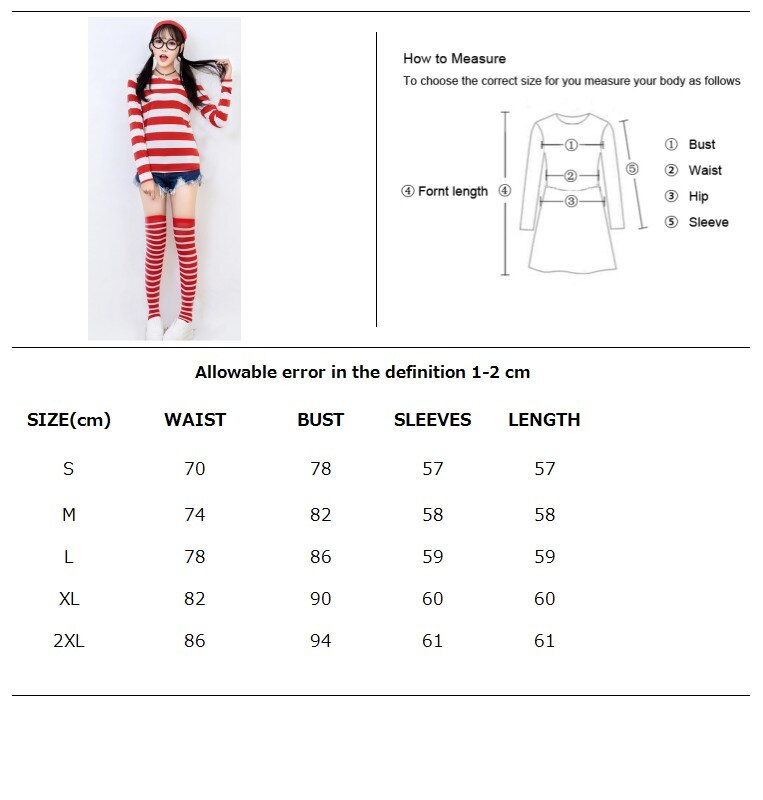 Erwachsene Herren Damen Wally Wenda Waldo Charakter Kostüm Rot Weiß Outfit Buch Woche Phantasie Kleid Hemd Hut Gläser