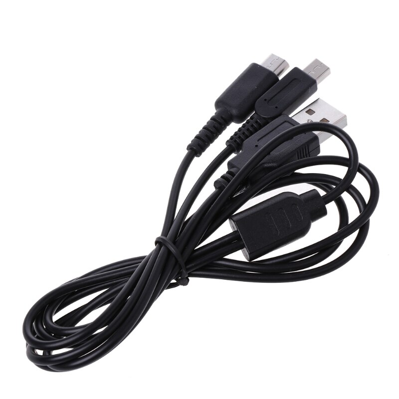 2in1 USB Energie Ladekabel YSplitter Kabel Für Nintendo 3DS NDSI DS