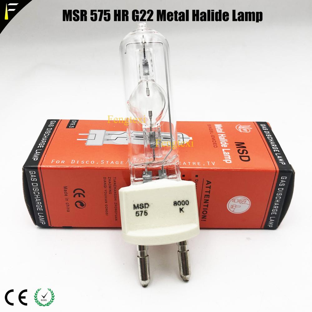 Msr 575/2 gx9.5 dator skakande pannlampa hsr 575/2 spotlight 575w single end video - belysning msr 575 metallhalogenlampa