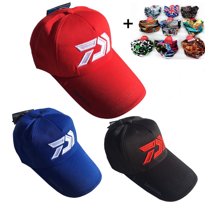 Daiwa Volwassen Mannen Unisex Verstelbare Vissen Zonnescherm Sport Baseball Vissers Hoed Cap Speciale Emmer Hoed Met Letter