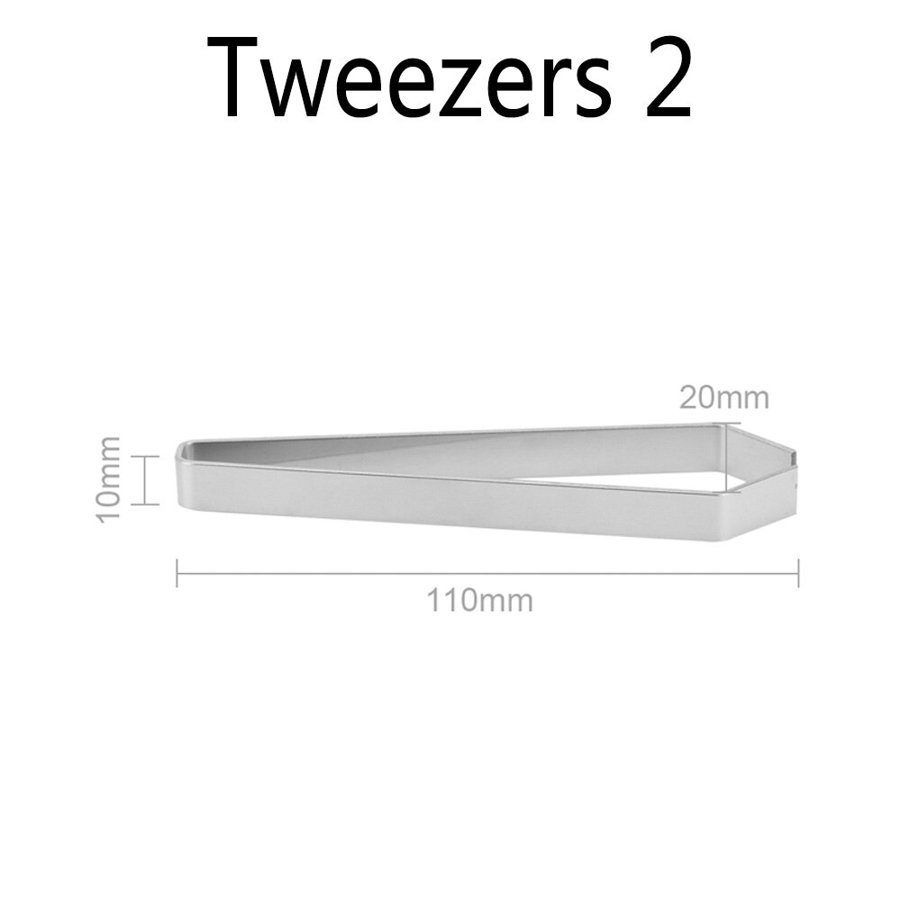 Fish Scale Scraper Stainless Steel Scale Planing Fish Bone Removal Forceps Hand-held Scraping Fish Processor Kitchen Accessories: 1PC Tweezers 2