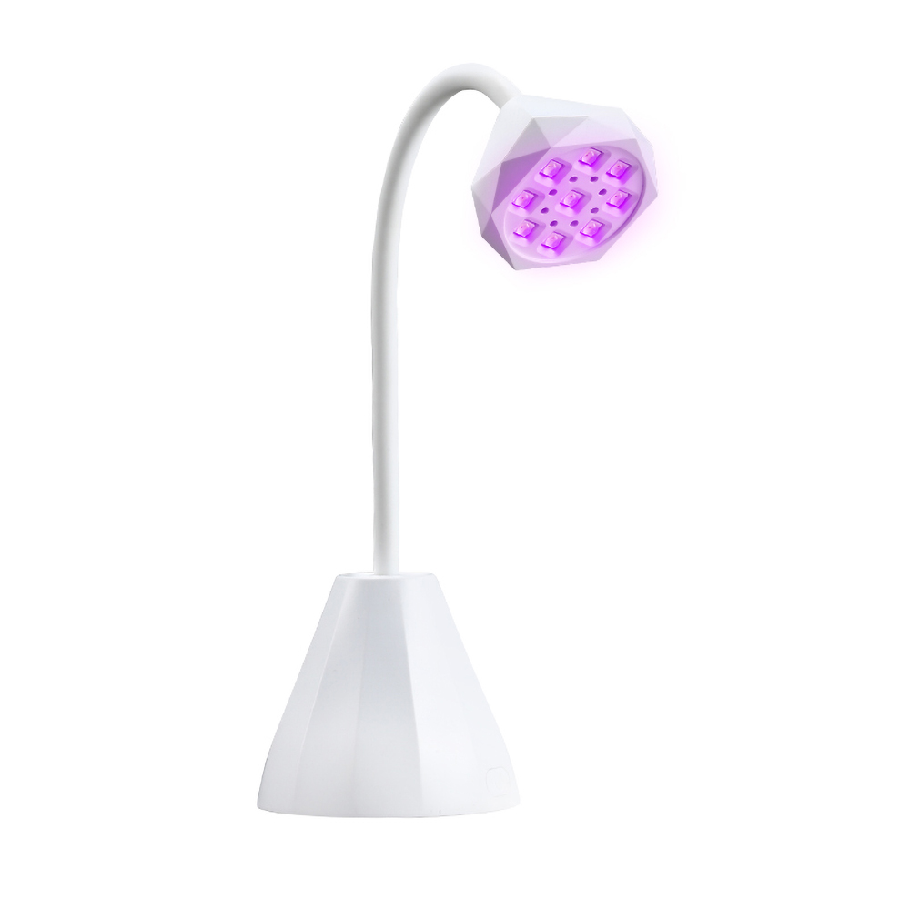 Kabellose Nagellampe, LED-UV-Nageltrockner, wiederaufladbar, automatische Erkennung, berühren-Steuerung, schnell trocknendes Nagellicht 360° ° Biegsame Tischlampe
