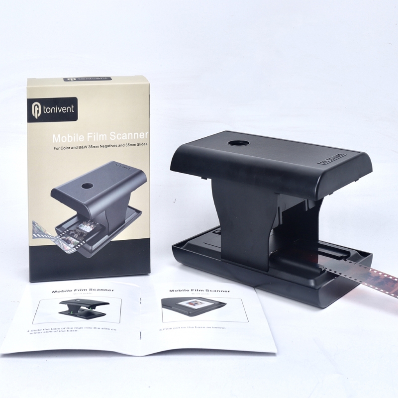 TON169 Smartphone Film Slide Scanner Film Telefon Scanner Unterstützung 35mm/135mm Farbe Filme und Diashow DIY Spaß speicher