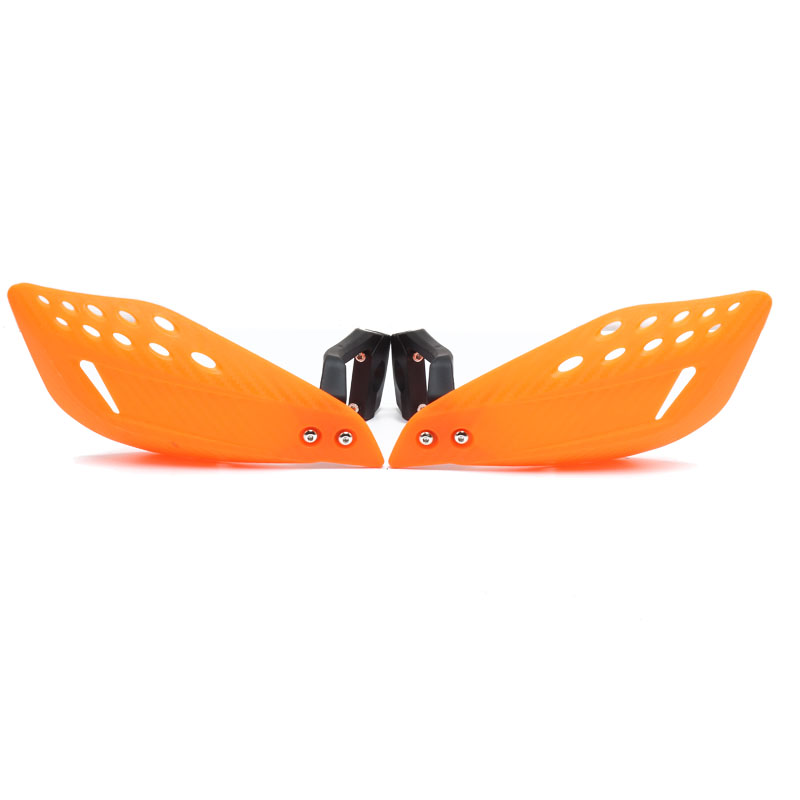 Motocross Lenker Handschutz Schutz Schutz für Motorrad Dirt Pit Bike ATV Quads mit 22mm Handschützer Enduro: Orange