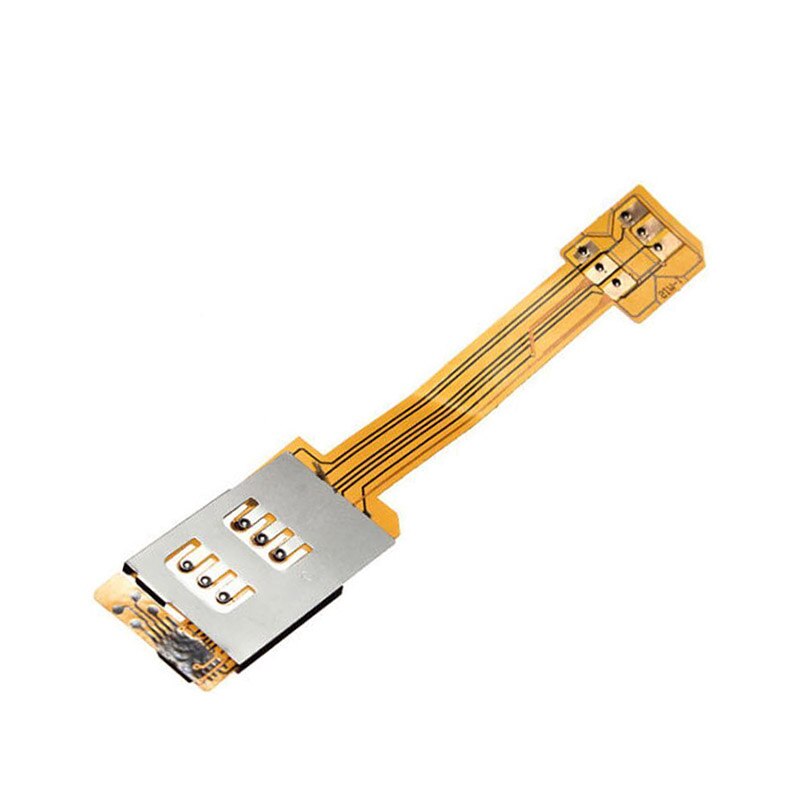 Dual Sim-kaart Dubbele Adapter Converter Compatibel Mobiele Telefoon Iphone Samsung DJA99