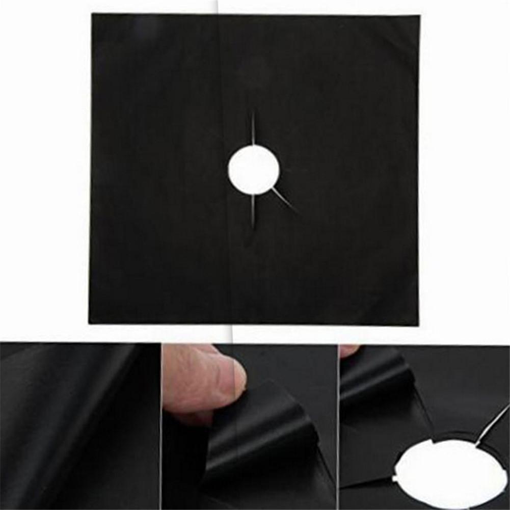 4pcs/set Gas Stove Cooker Protectors Cover/liner Clean Mat Pad Kitchen Gas Stove Stovetop Protector Kitchen Accessories