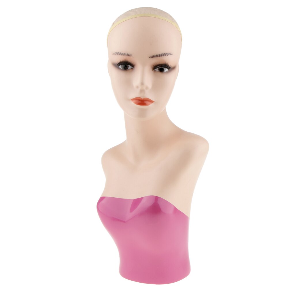 Vrouwelijke Mannequin Hoofd Buste Voor Ketting Pruiken Sieraden Hoed Cap Display