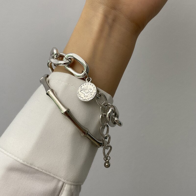 Trends In Europa En De Wind Armband Dikke Bamboe Armband Ketting Armband