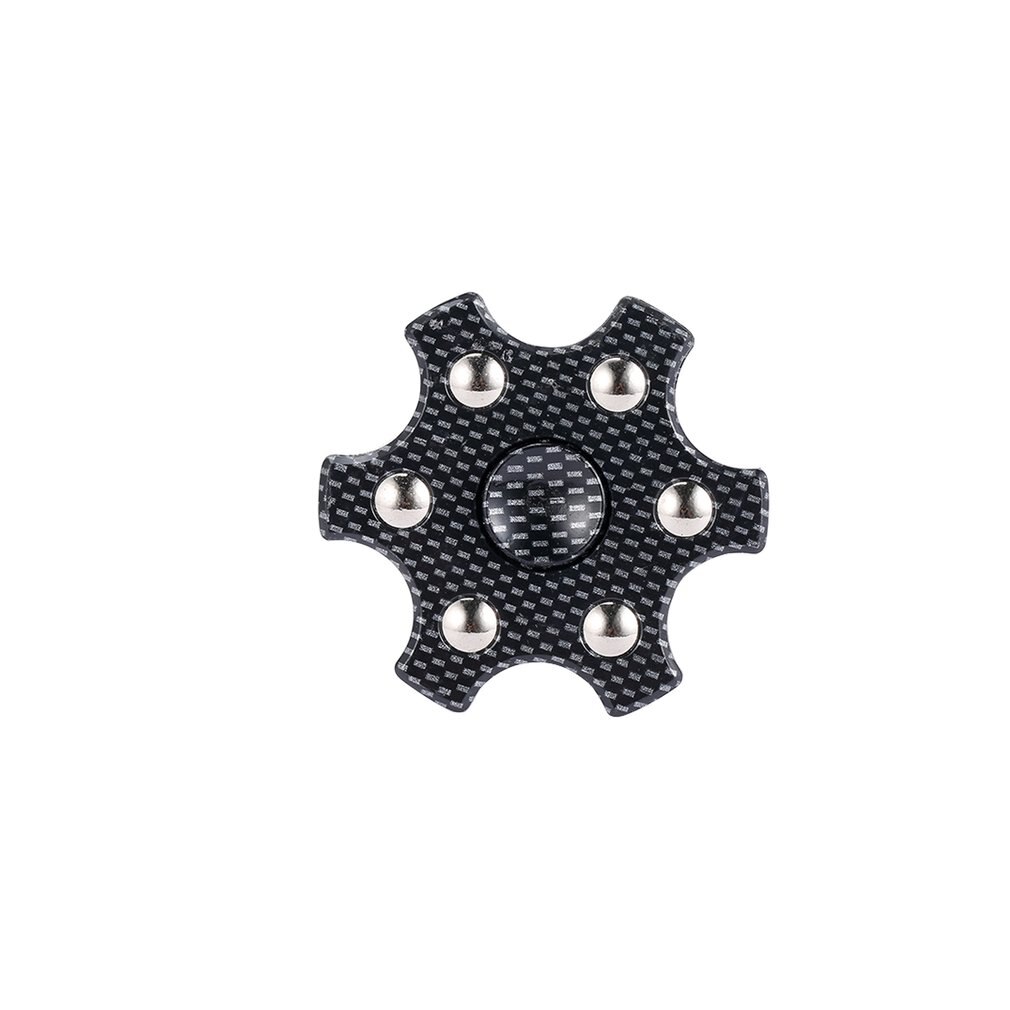 Vinger Spinner Hand Spinner Speelgoed Snelle Lager Focus Speelgoed Voor Doden Tijd Verlicht Stress Angst Autisme Ontspannen Zeshoekige: Black