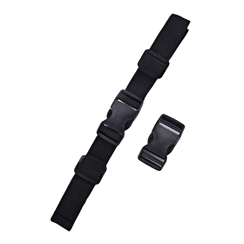 Adjustable Children&#39;s Outdoor Backpack Shoulder Strap Fixed Belt Strap Non-slip Pull Belt Bag Chest Strap: black