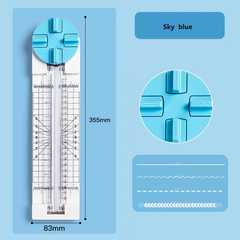 Paper Trimmer 4 Styles Craft Paper Cutter Multi-Function Scrapbooking Tool for Cutting Paper Photos Scrapbook Postcard: Dark Khaki