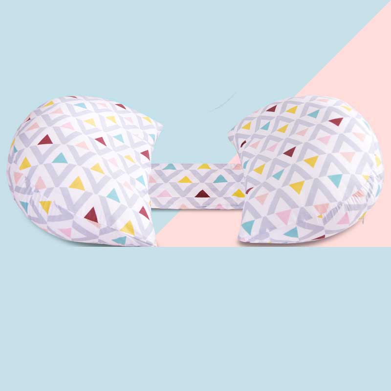 Multifunctioneel roze blauw zwanger vrouwen kussen u-type buikondersteuning zijslaper kussen bescherming taille slaapkussen: 11