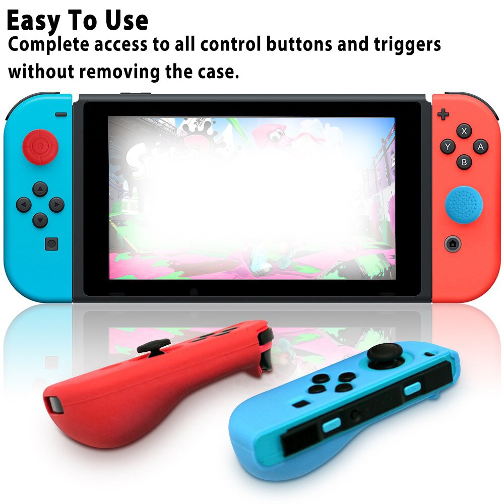 1Set Silicone Beschermende Huid Case Voor Nintendo Nintend Schakelaar Vreugde Con Cover Voor Nintendoswitch Ns Joycon Controller Accessoires