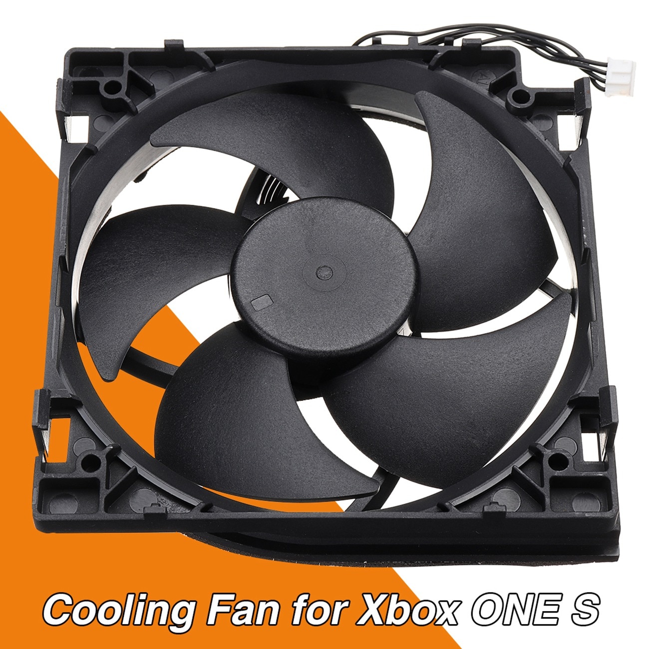 Mool ventilador de substituição, cooler com 5 lâminas conector de 4 pinos para xbox one s
