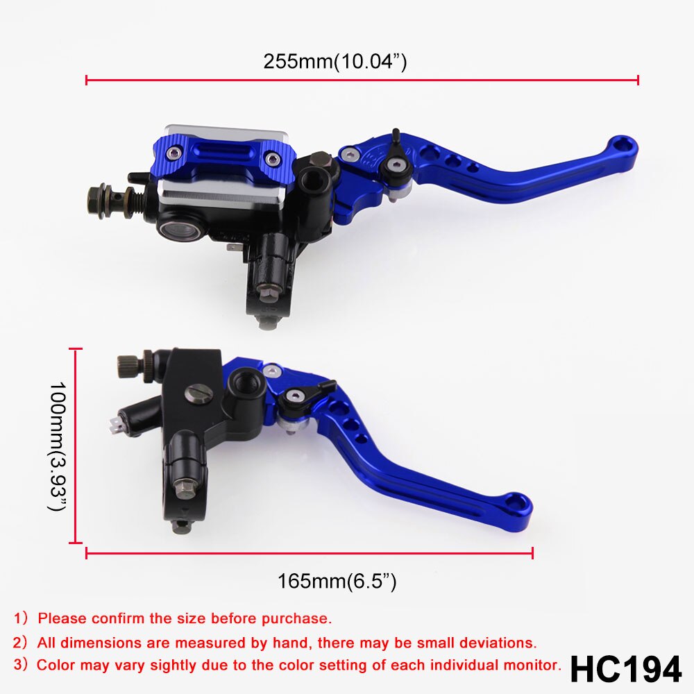 2pcs Universal Motorcycle Hand Brakes Clutch Hand Brake Hydraulic Handbrakes Accessories for Motor Motorcycle