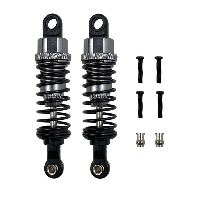 Wltoys-Amortiguador delantero y trasero para coche teledirigido A959 A949 A969, piezas de actualización de coche, amortiguadores de A949-55, suspensión delantera de A959-B-12: Titanium